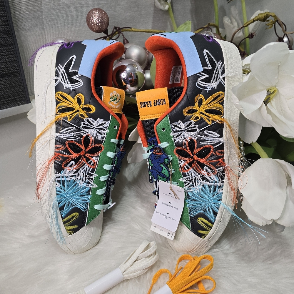adidas Sean Wotherspoon x Superstar 'Super Earth Mens shoes Brand New